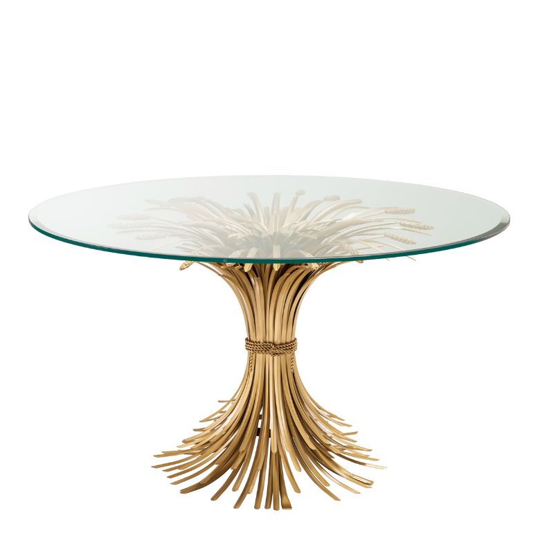 Bonheur Dining Table Brass 130 cm Bonheur Dining Table Brass 130 cm