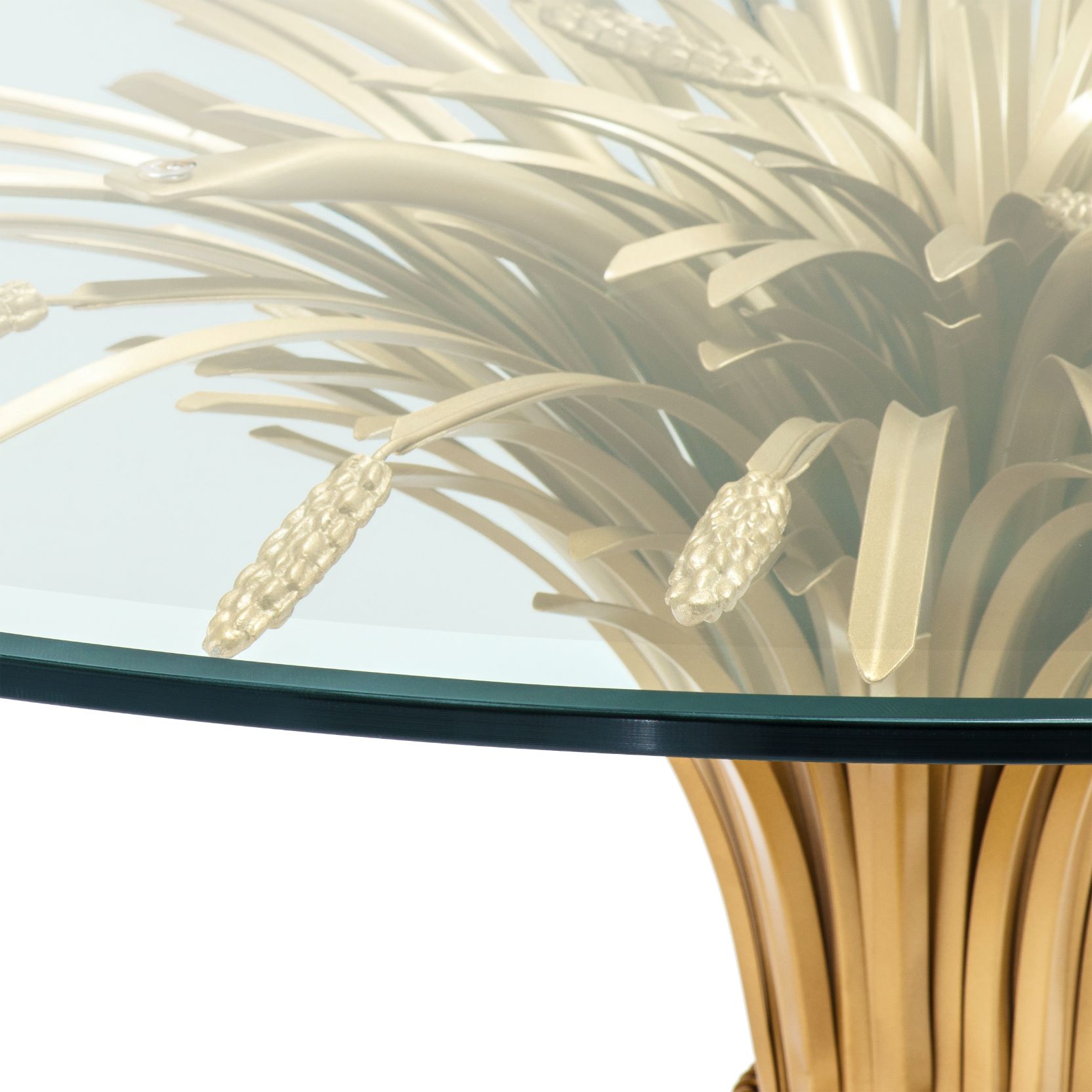 Bonheur Dining Table Brass 130 cm Bonheur Dining Table Brass 130 cm