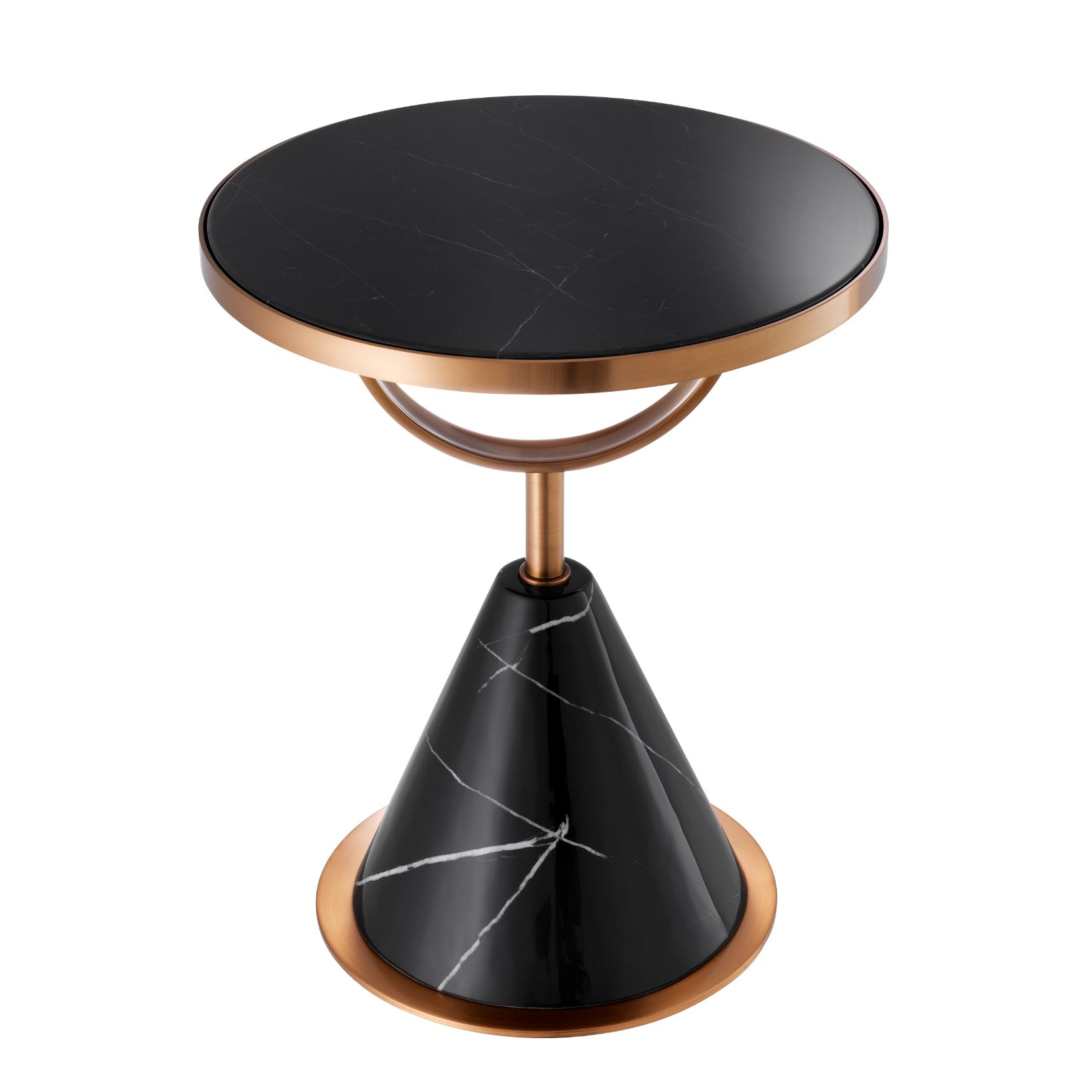 Park Lane Side Table Faux Marble 49.5 cm