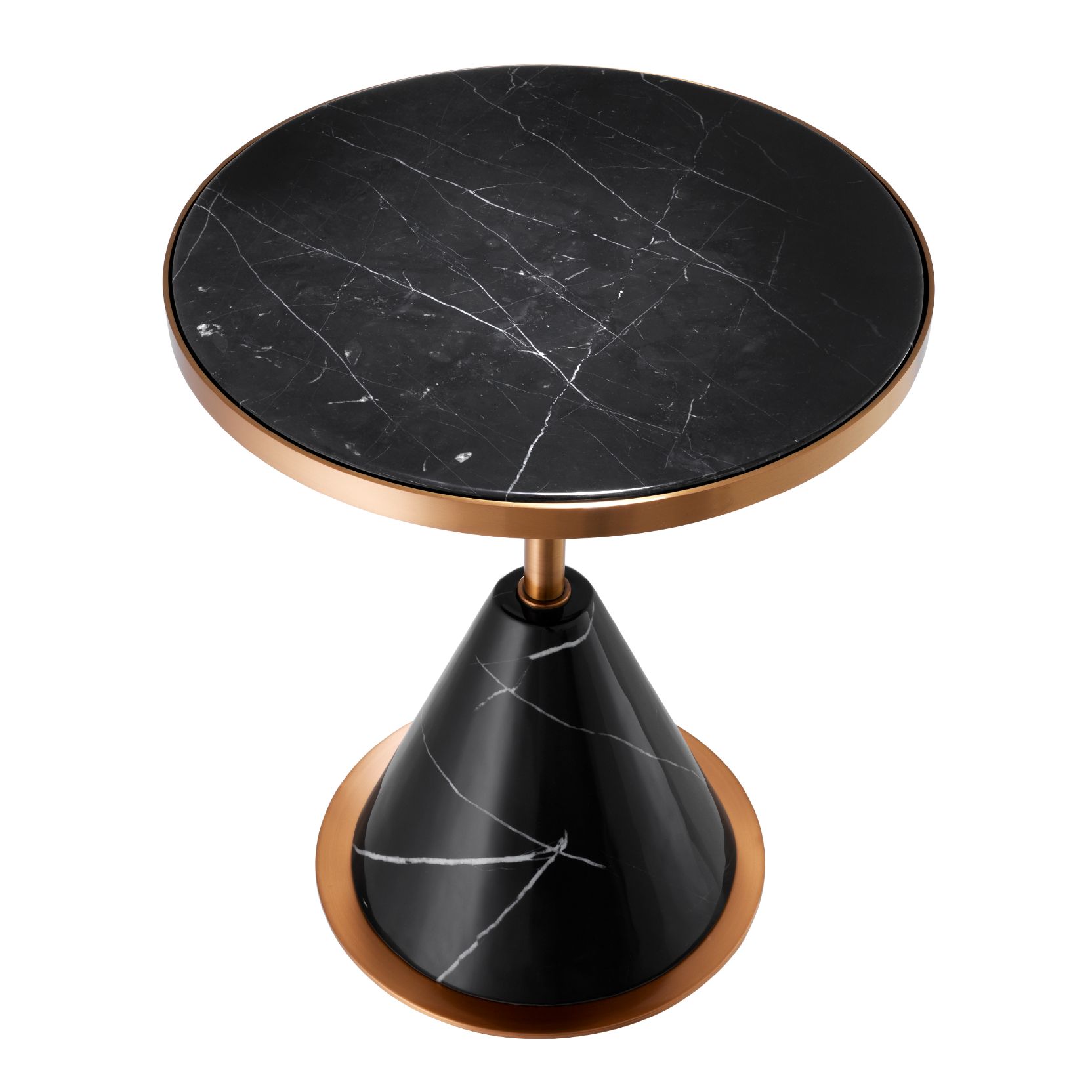 Park Lane Side Table Faux Marble 49.5 cm