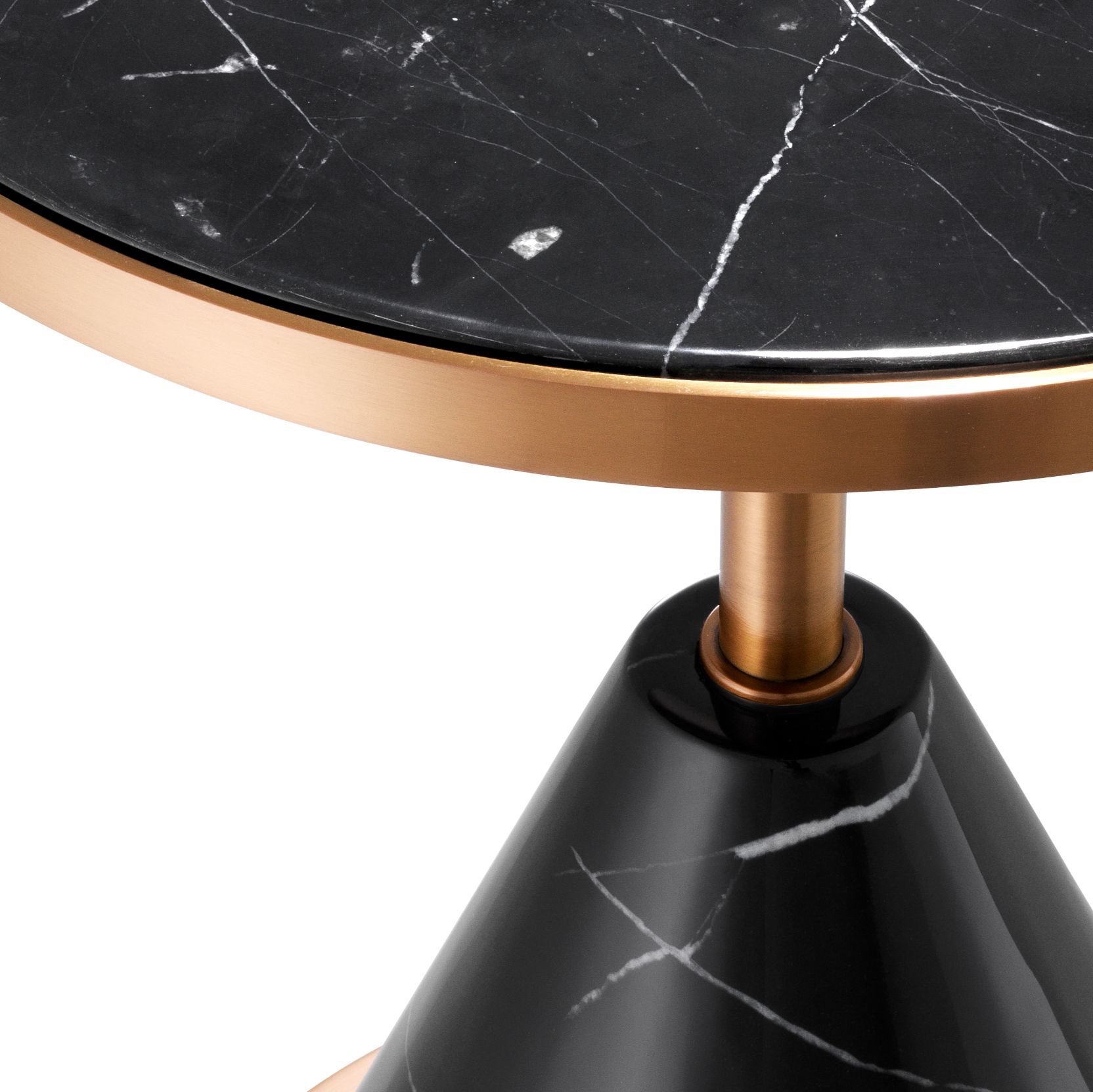 Park Lane Side Table Faux Marble 49.5 cm