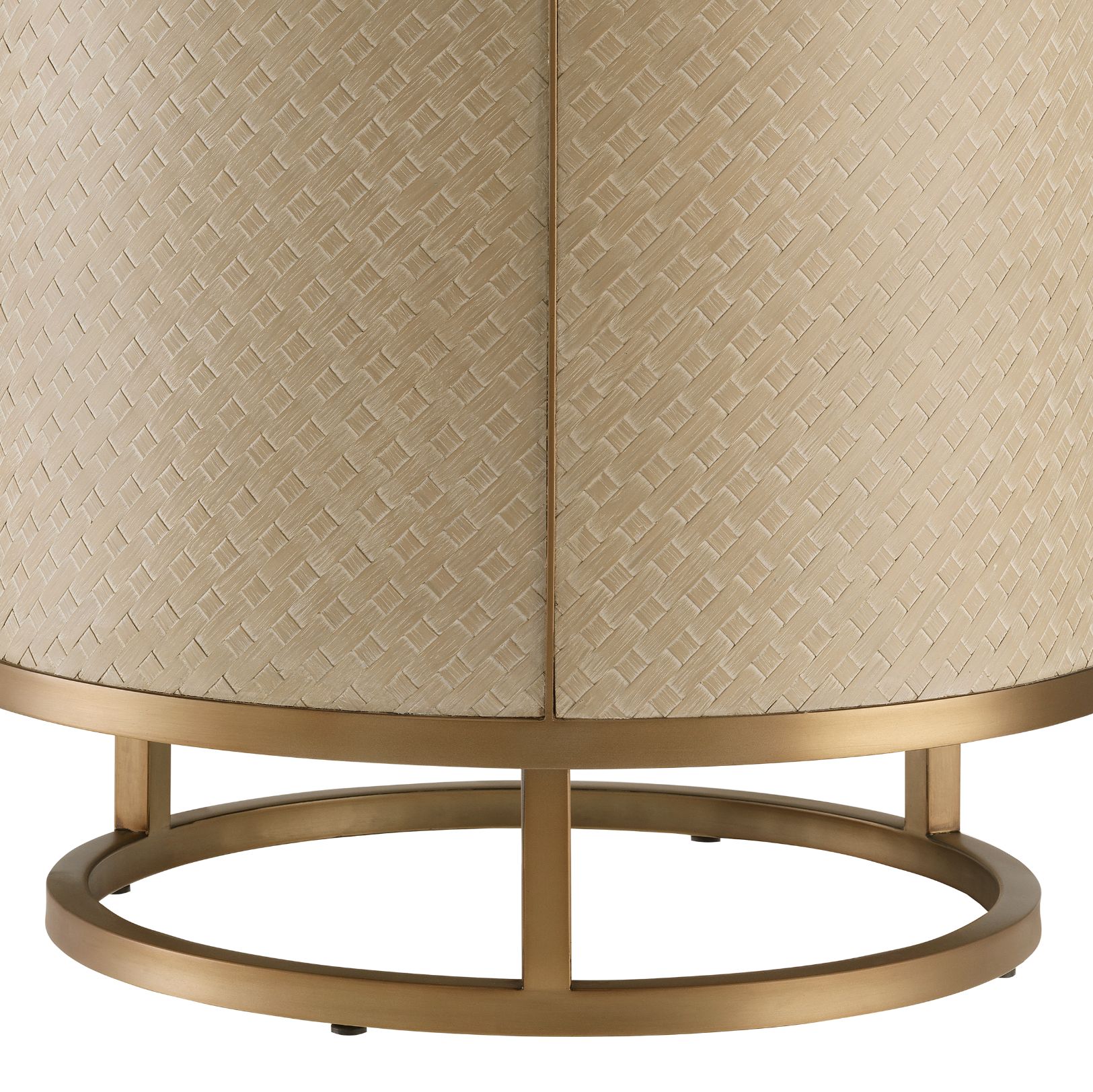 Napa Valley Side Table Woven Oak Veneer 55 cm Napa Valley Side Table Woven Oak Veneer 55 cm
