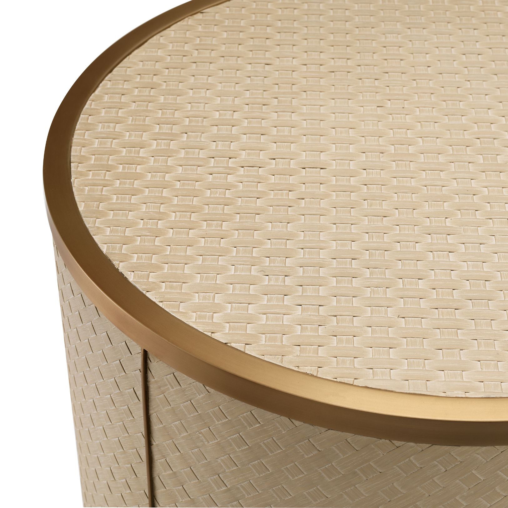 Napa Valley Side Table Woven Oak Veneer 55 cm Napa Valley Side Table Woven Oak Veneer 55 cm