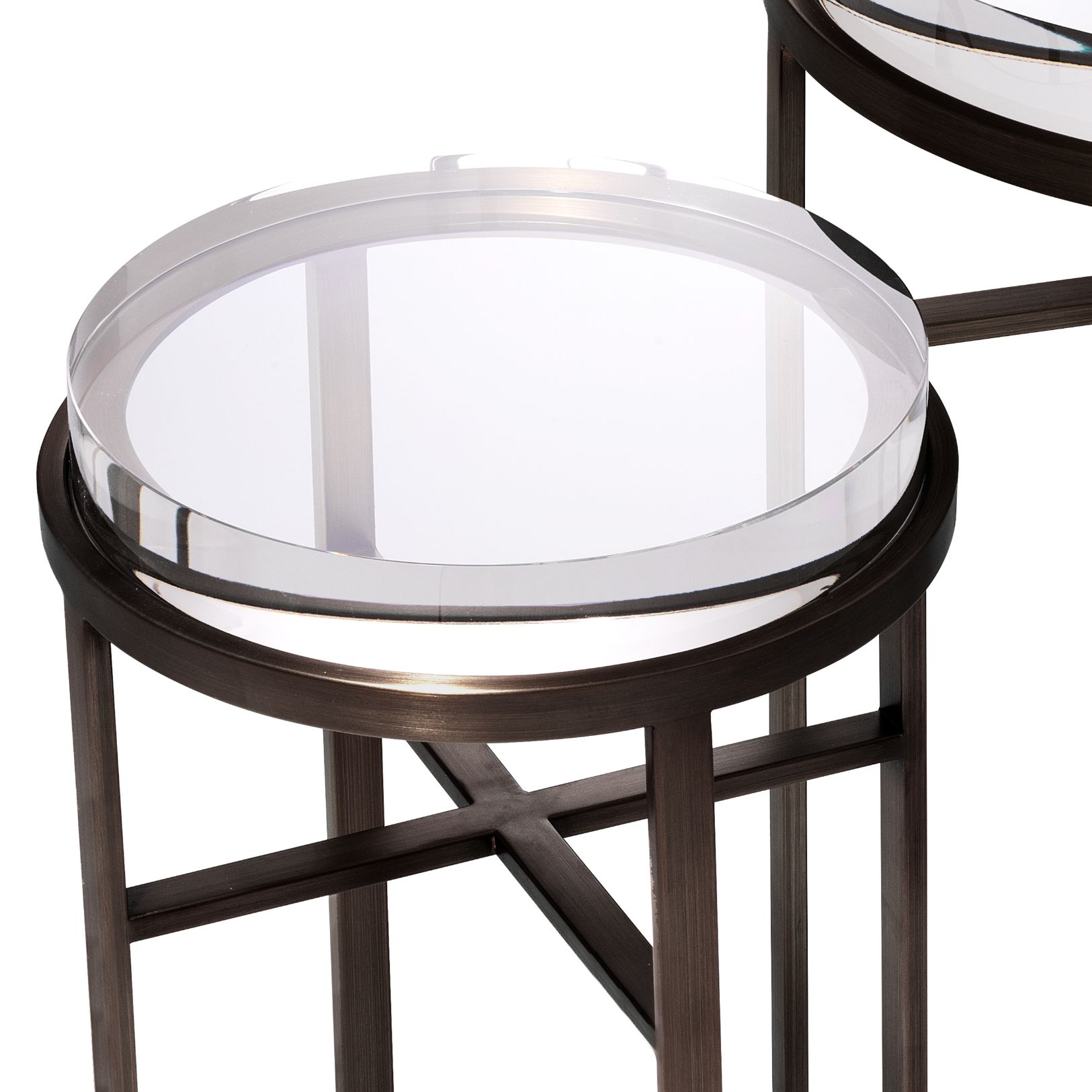 Hoxton Side Table Set of 2 Bronze 40 cm Hoxton Side Table Set of 2 Bronze 40 cm