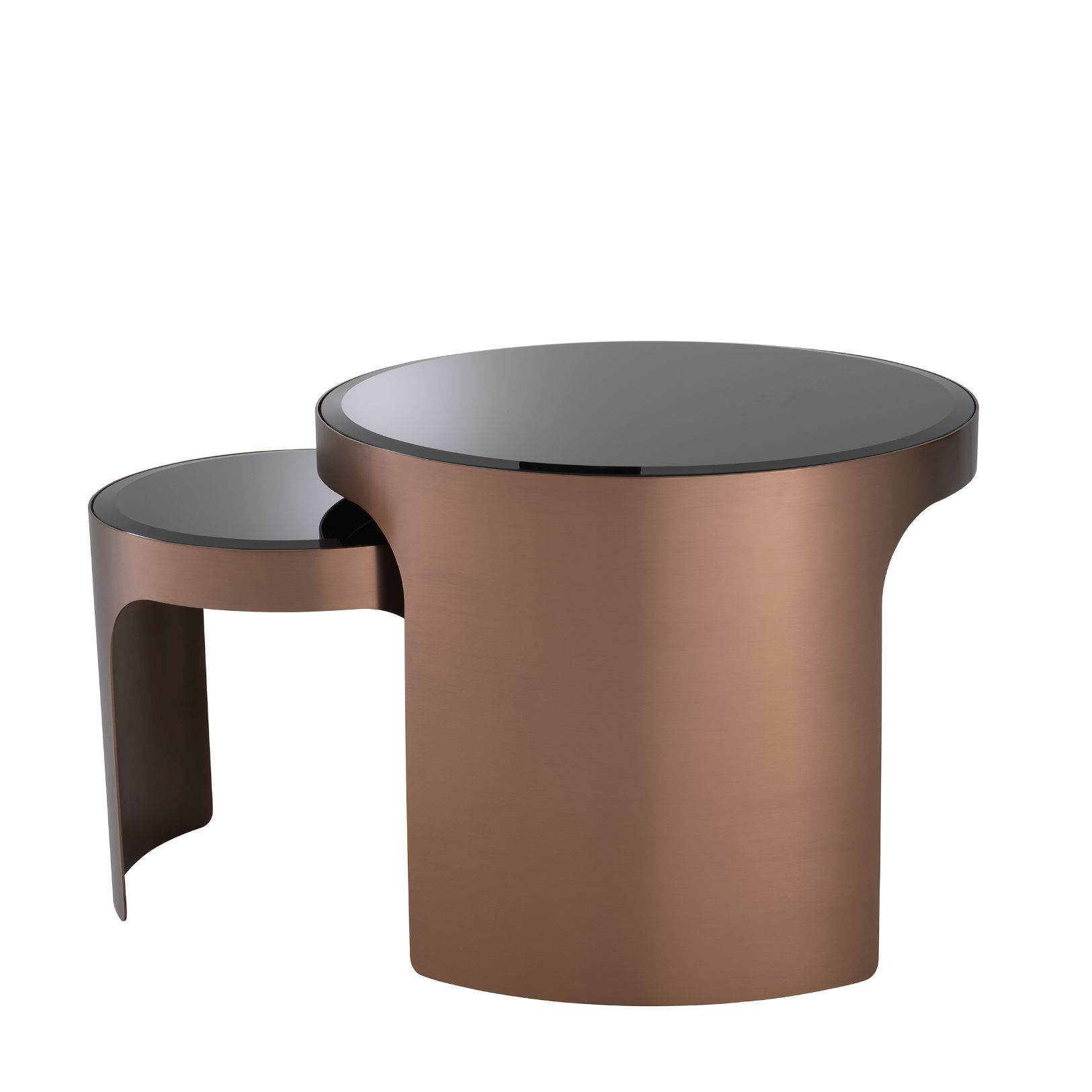 Piemonte Sidobord Sats i 2 delar Koppar 60 cm Piemonte Sidobord Sats i 2 delar Koppar 60 cm