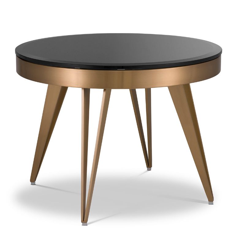 Rocco Side Table Brass 60 cm