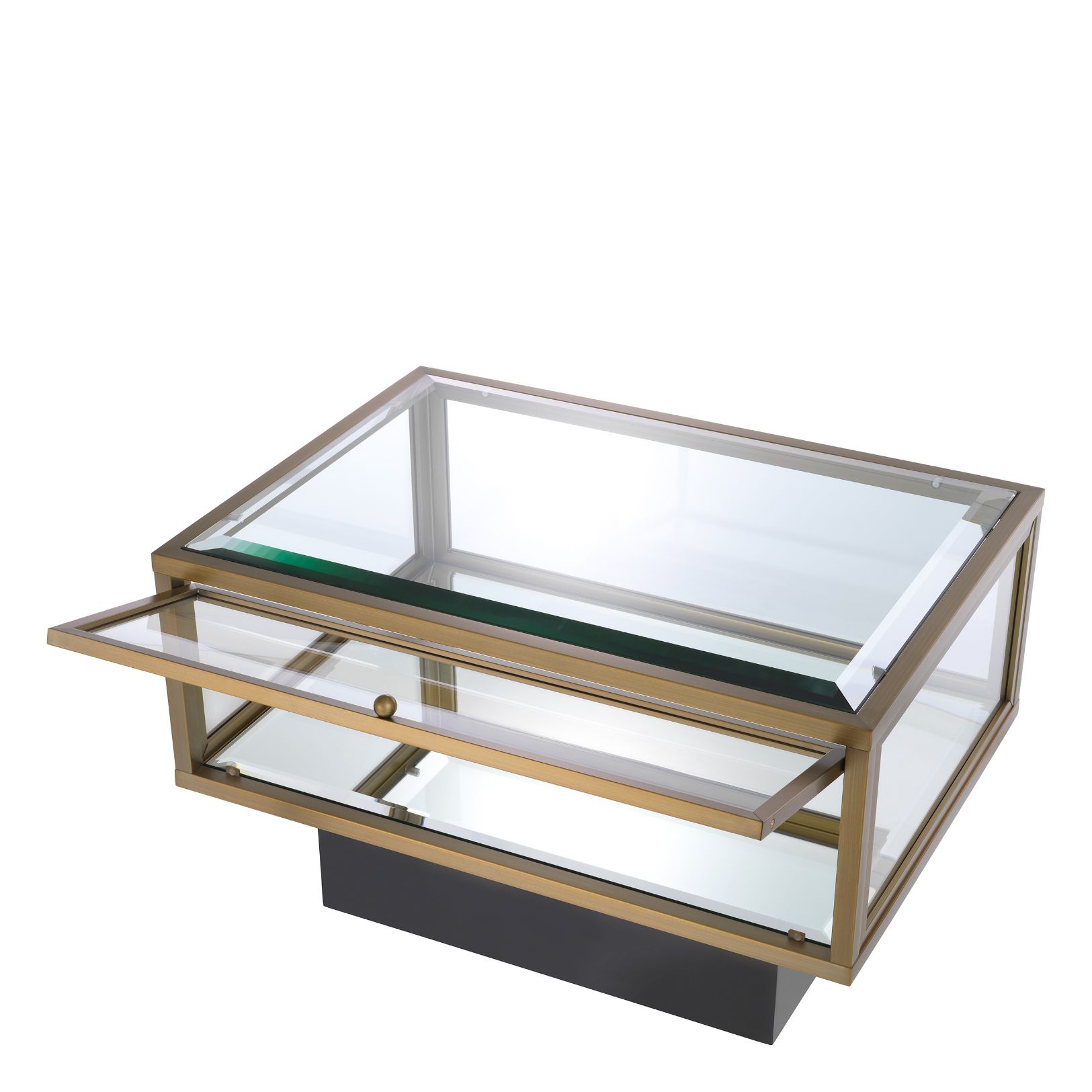 Ryan Side Table Brass/Glass 70 cm Ryan Side Table Brass/Glass 70 cm