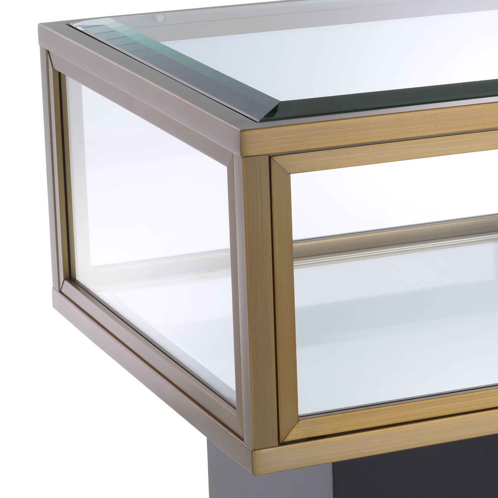 Ryan Side Table Brass/Glass 70 cm Ryan Side Table Brass/Glass 70 cm