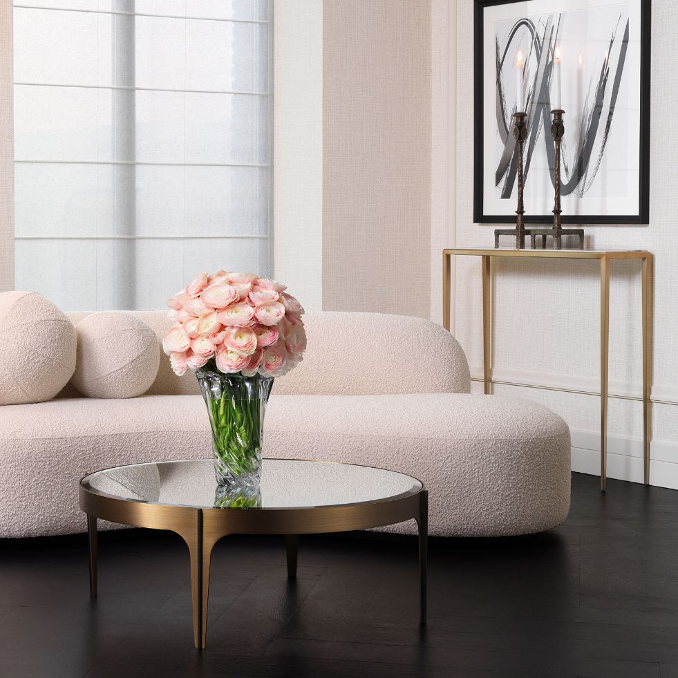 Artemisa S Coffee Table Brass/Glass 94 cm Artemisa S Coffee Table Brass/Glass 94 cm