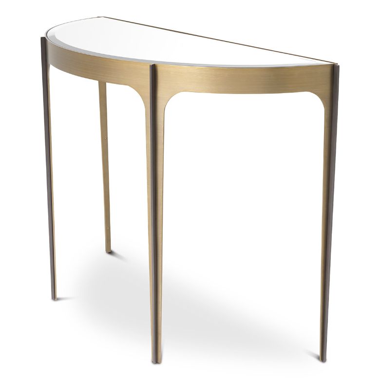 Artemisa Console Table Brass/Glass 102.5 cm Artemisa Console Table Brass/Glass 102.5 cm