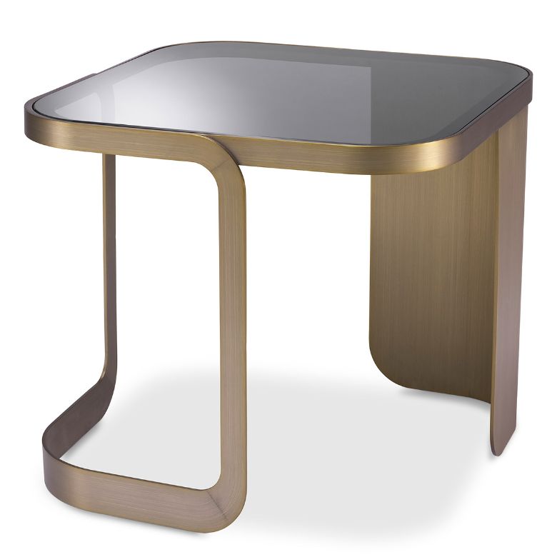 Numa Side Table Brass/Glass 49.5 cm Numa Side Table Brass/Glass 49.5 cm