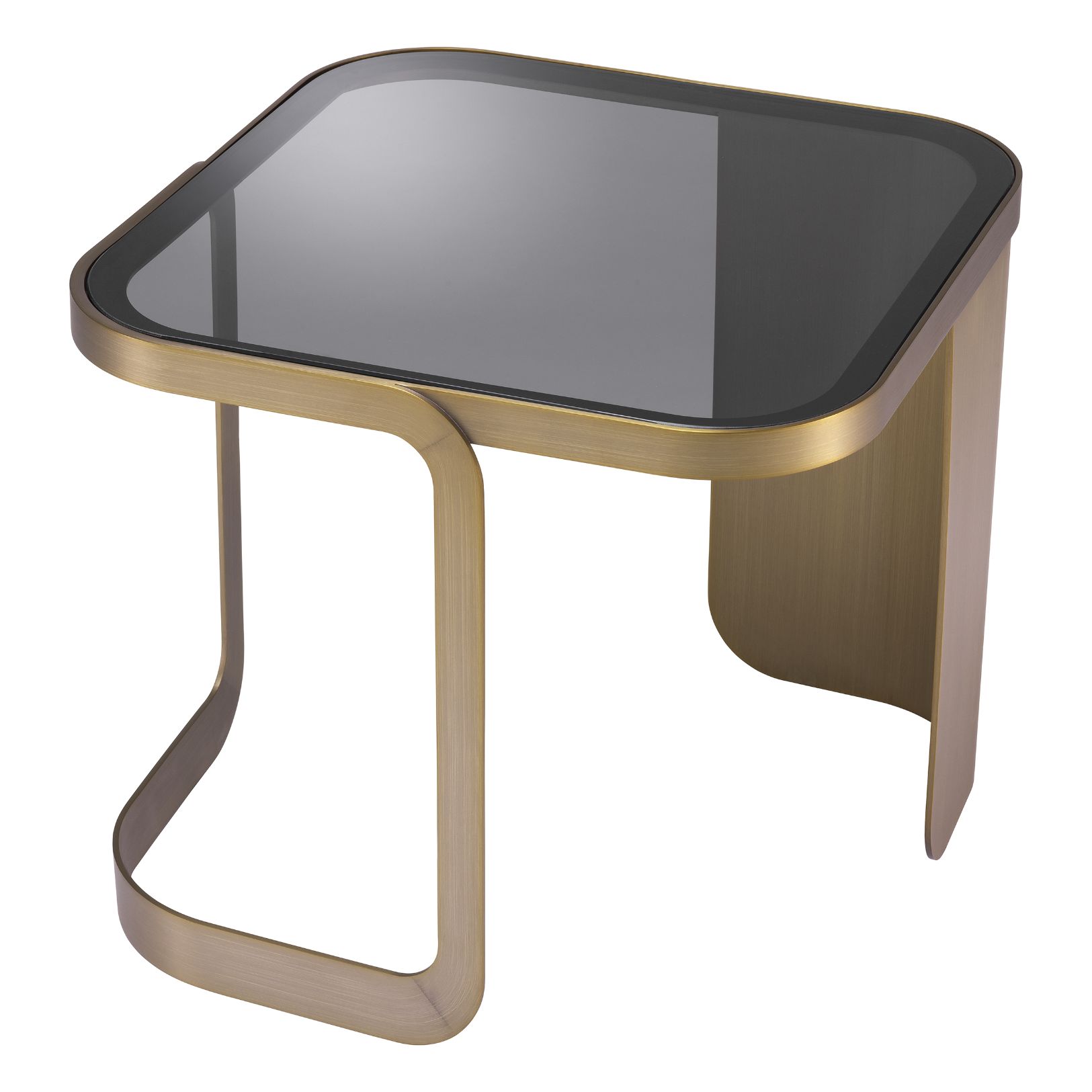 Numa Side Table Brass/Glass 49.5 cm Numa Side Table Brass/Glass 49.5 cm