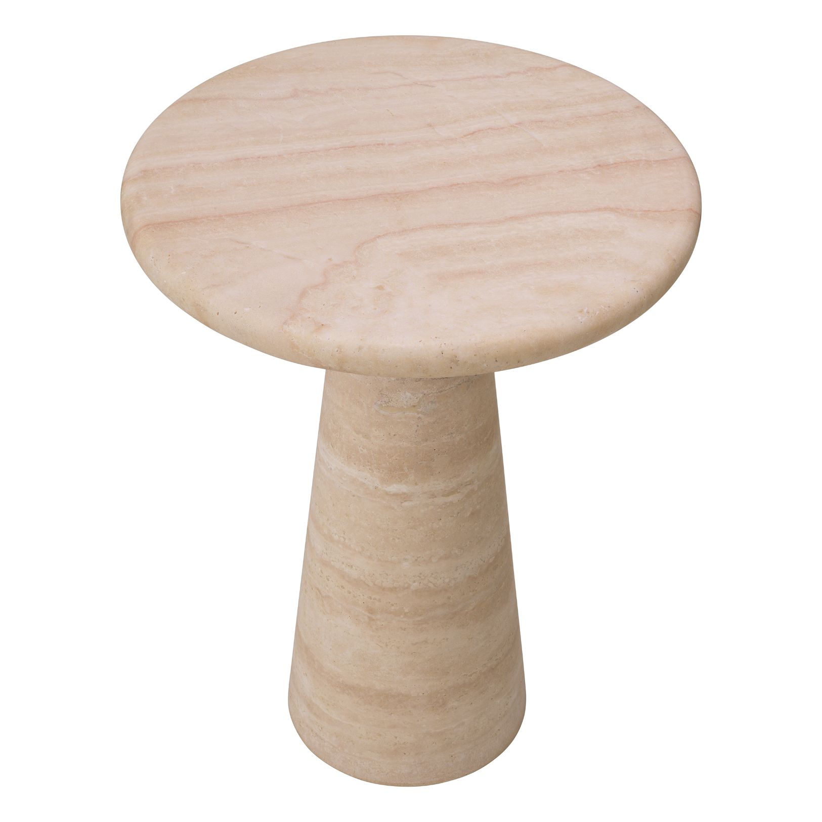Adriana L Side Table Travertine 45 cm Adriana L Side Table Travertine 45 cm