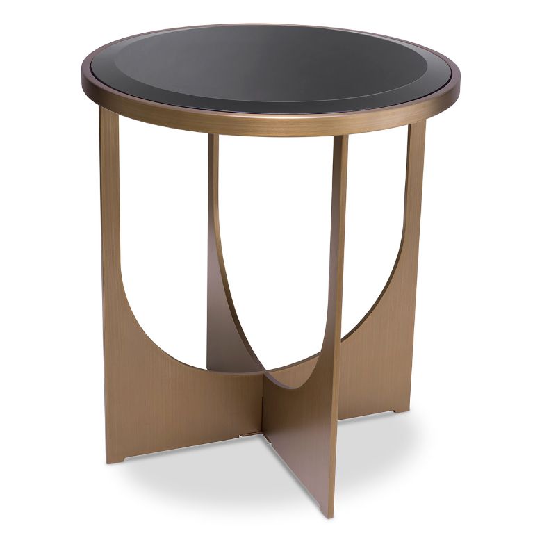 Elegance Side Table Brass/Glass 40.5 cm Elegance Side Table Brass/Glass 40.5 cm