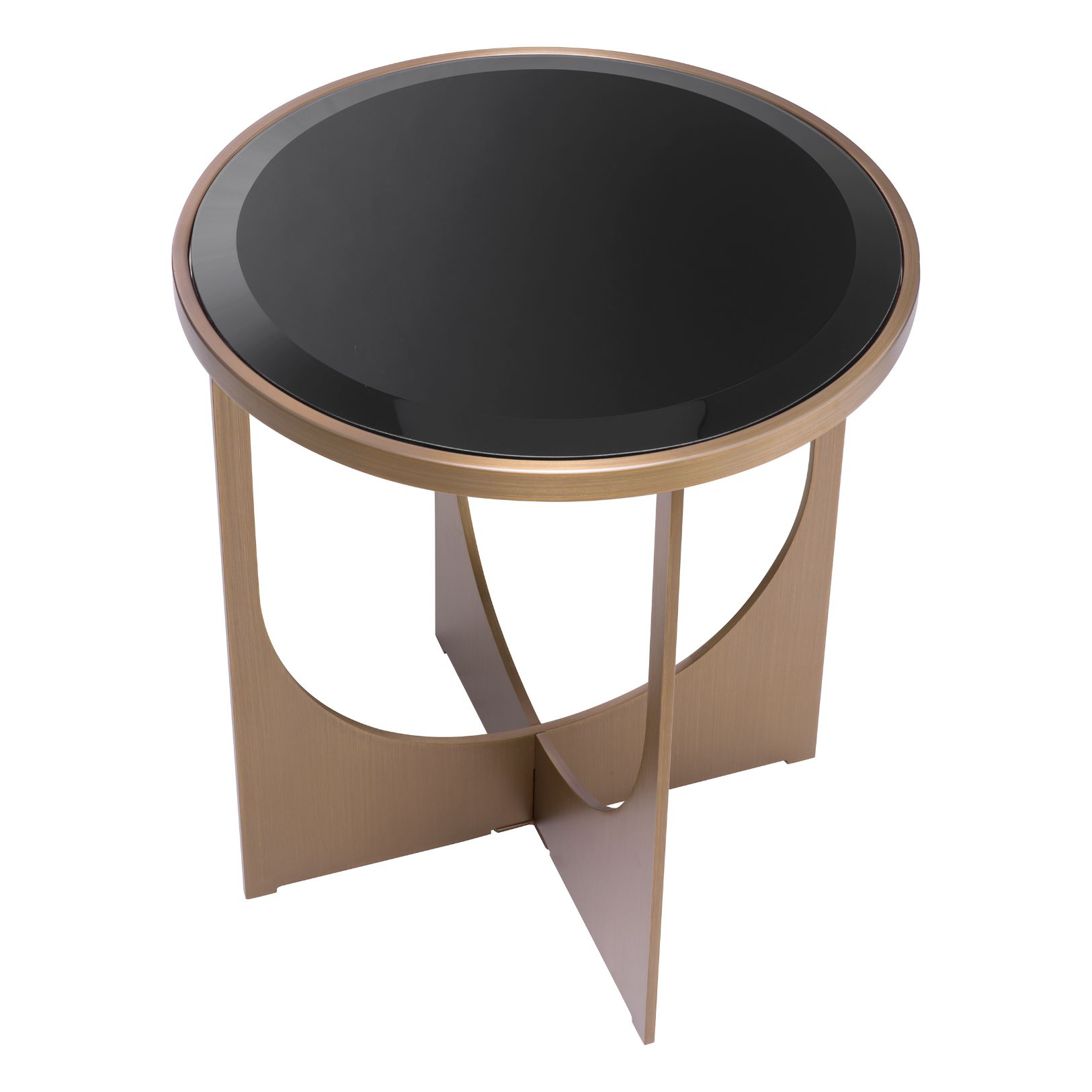 Elegance Side Table Brass/Glass 40.5 cm Elegance Side Table Brass/Glass 40.5 cm