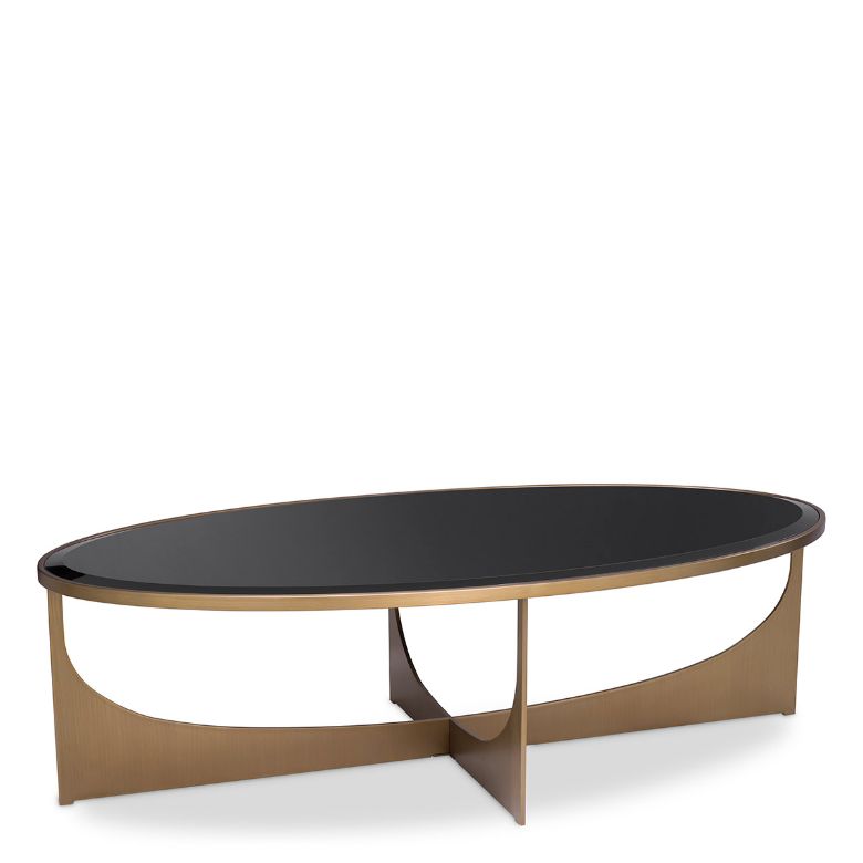Elegance Soffbord Mässing/Glas 120 cm Elegance Soffbord Mässing/Glas 120 cm