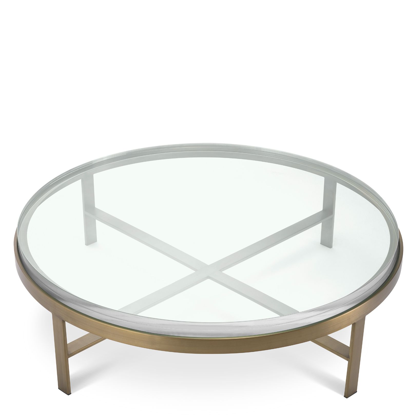 Hoxton Soffbord Mässing/Glas 97.5 cm Hoxton Soffbord Mässing/Glas 97.5 cm