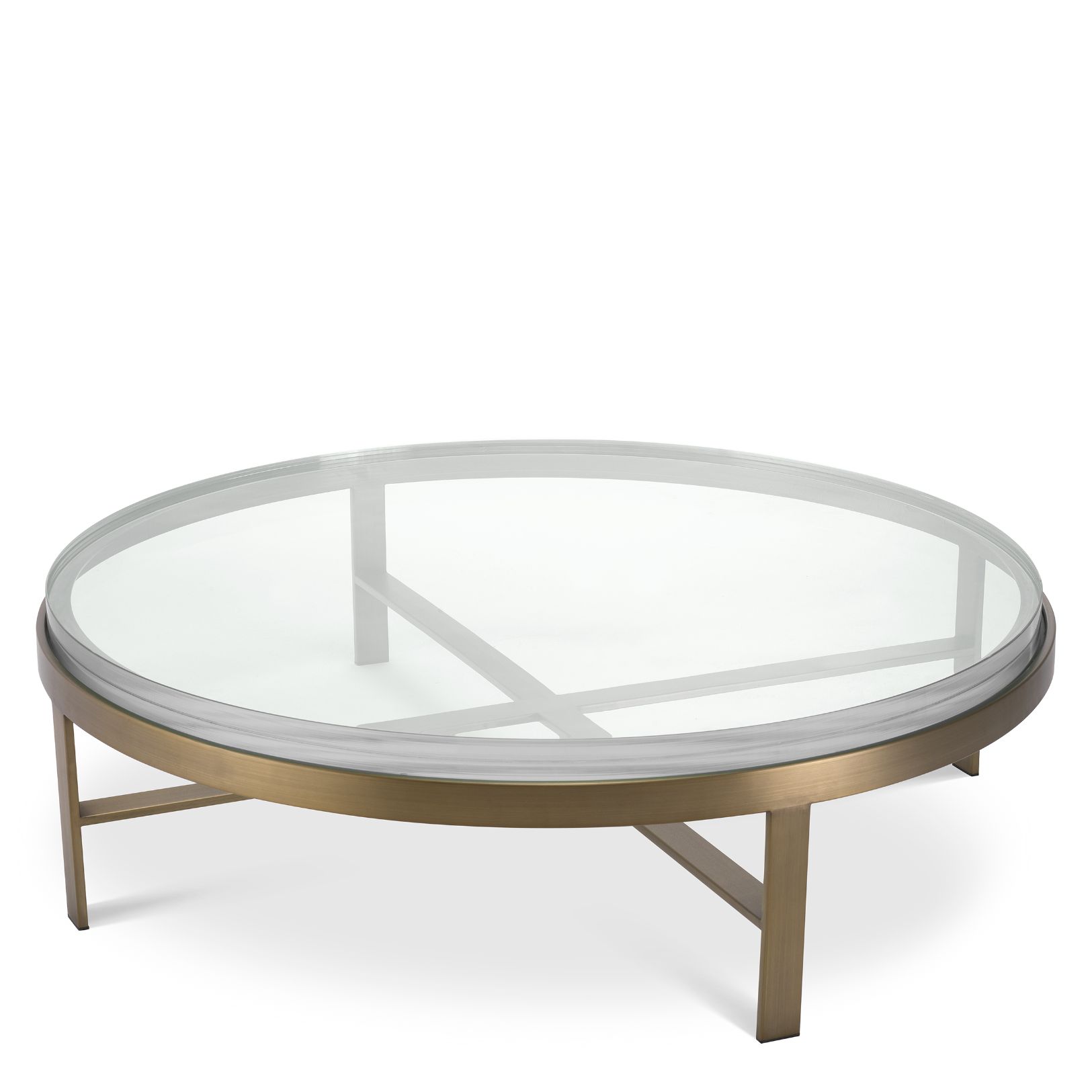 Hoxton Soffbord Mässing/Glas 97.5 cm Hoxton Soffbord Mässing/Glas 97.5 cm