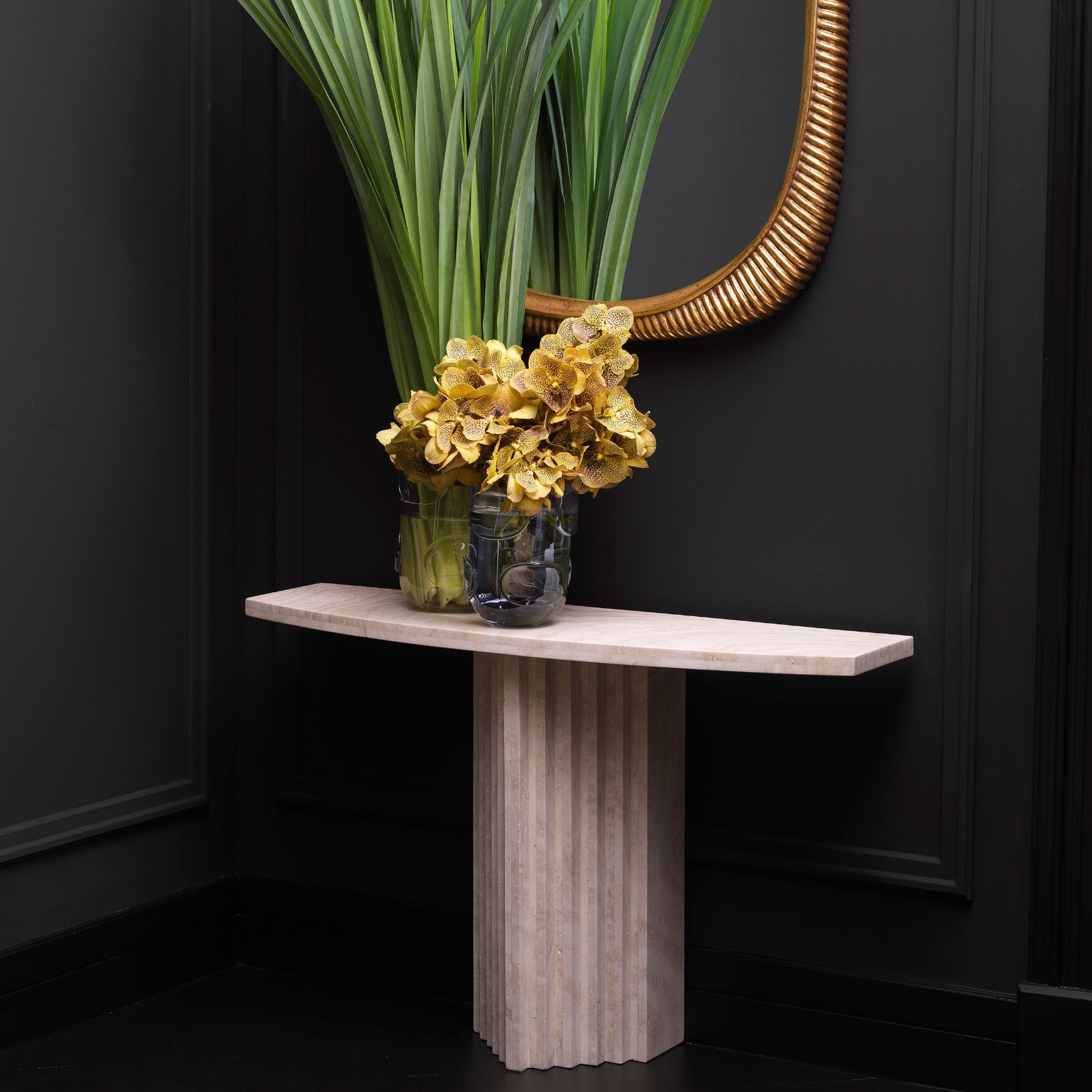Atzaro Console Table Travertine 121.5 cm Atzaro Console Table Travertine 121.5 cm