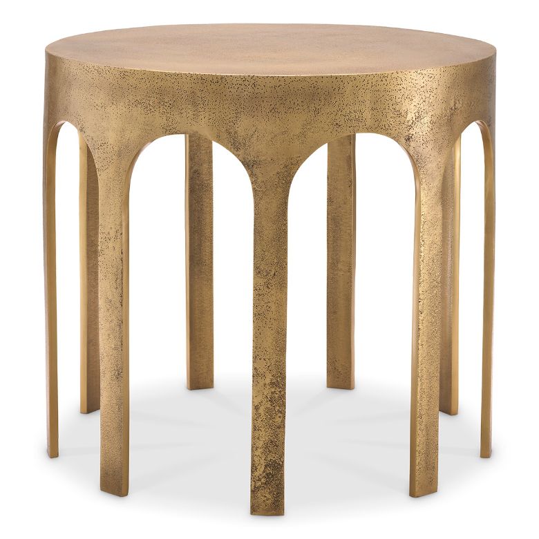 Gardini Side Table Vintage Brass 55 cm Gardini Side Table Vintage Brass 55 cm