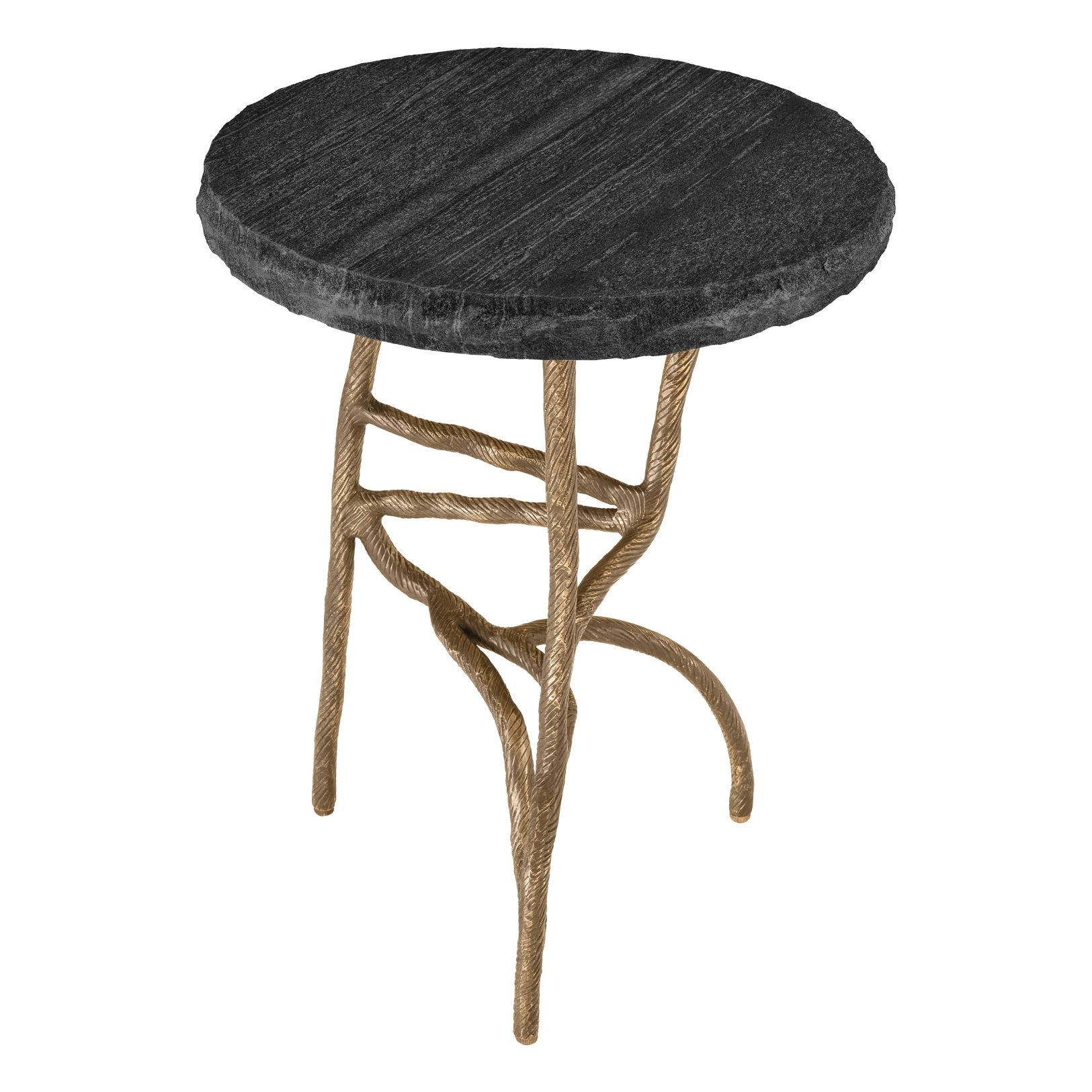 Dreyfus Side Table Brass/Marble 45.5 cm Dreyfus Side Table Brass/Marble 45.5 cm