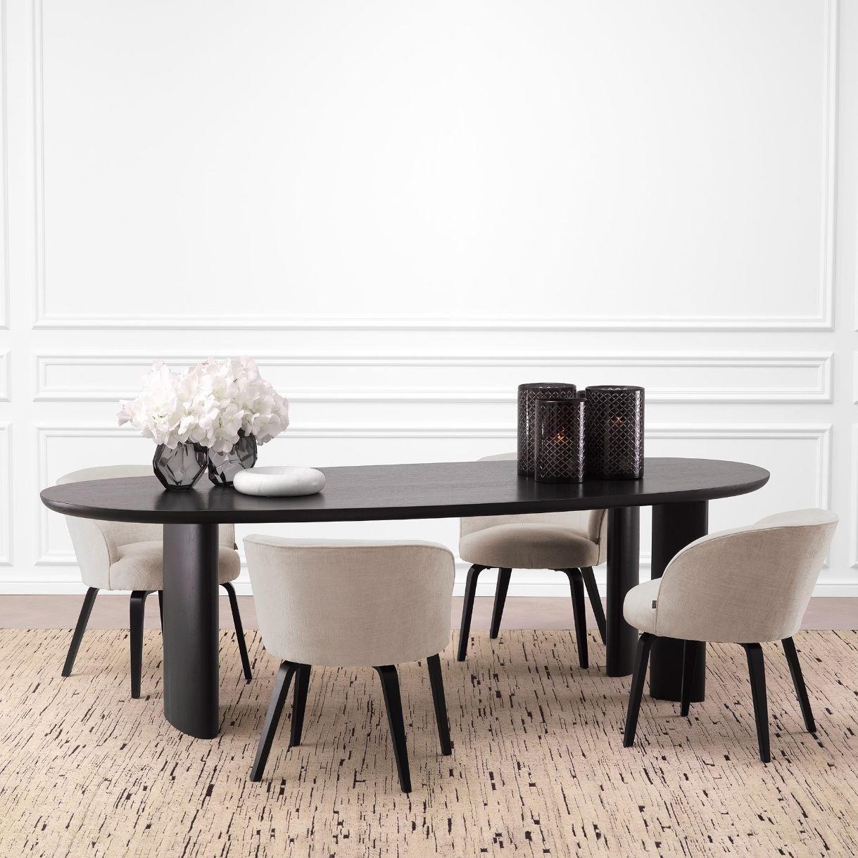Lindner Dining Table Black 259.5 cm Lindner Dining Table Black 259.5 cm