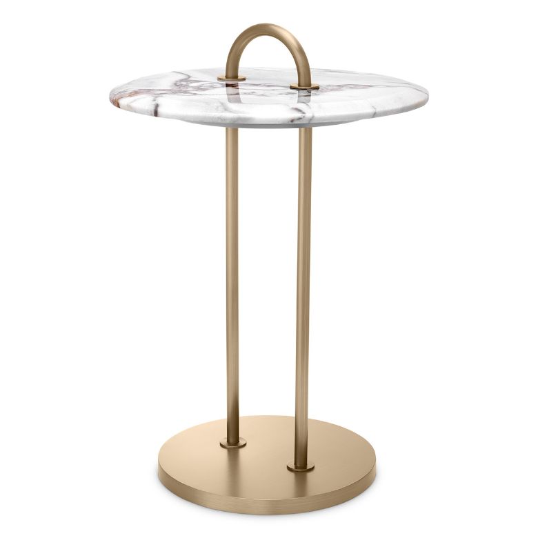 Zappa Side Table Marble/Brass 38.5 cm Zappa Side Table Marble/Brass 38.5 cm