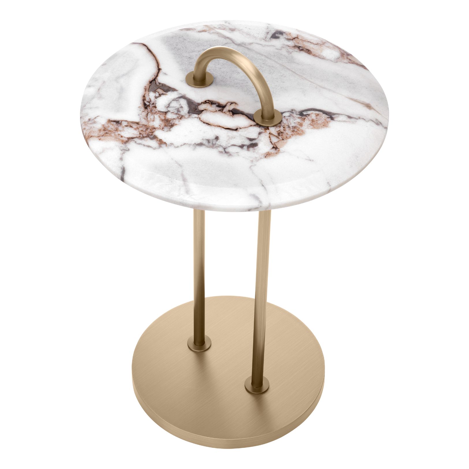 Zappa Side Table Marble/Brass 38.5 cm Zappa Side Table Marble/Brass 38.5 cm