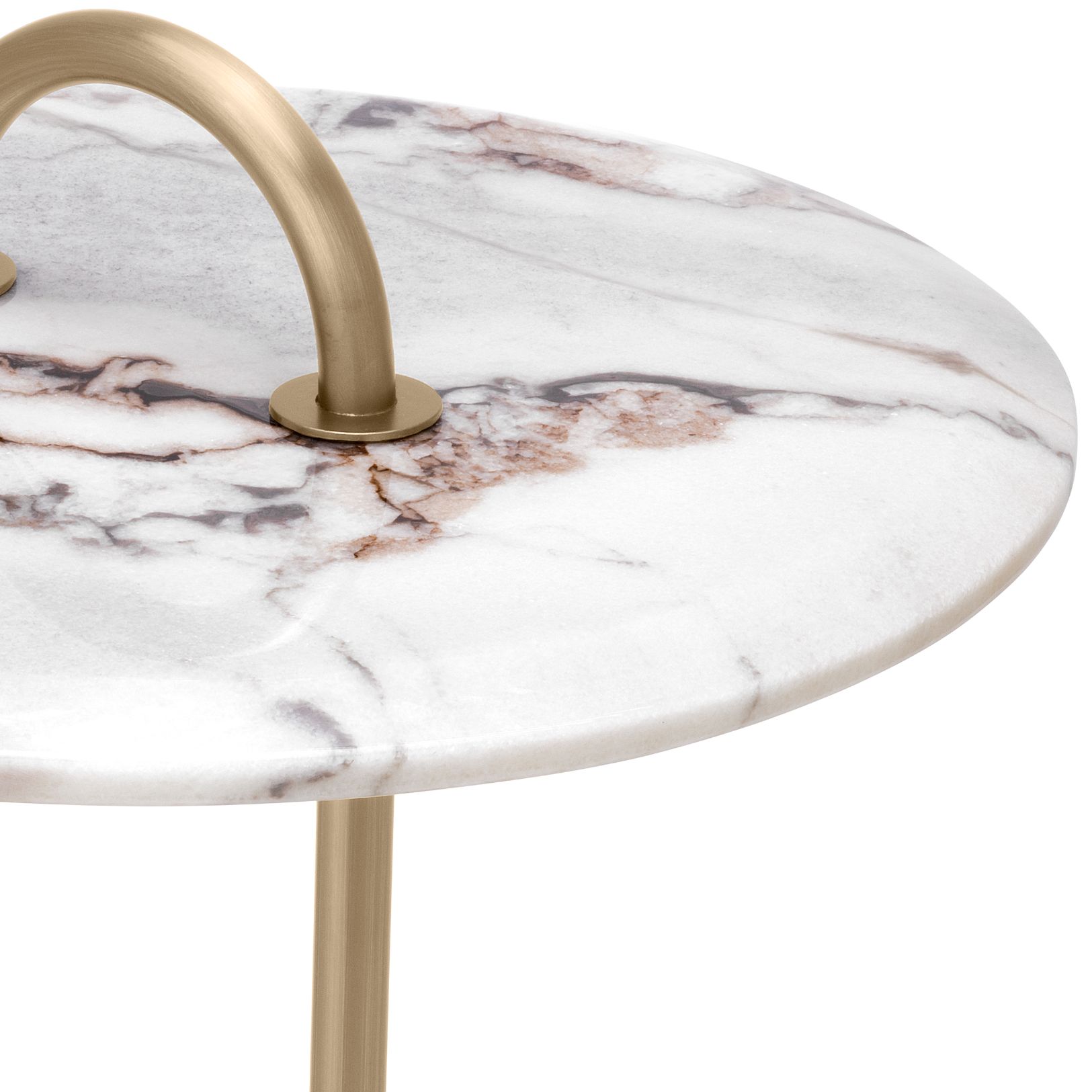 Zappa Side Table Marble/Brass 38.5 cm Zappa Side Table Marble/Brass 38.5 cm