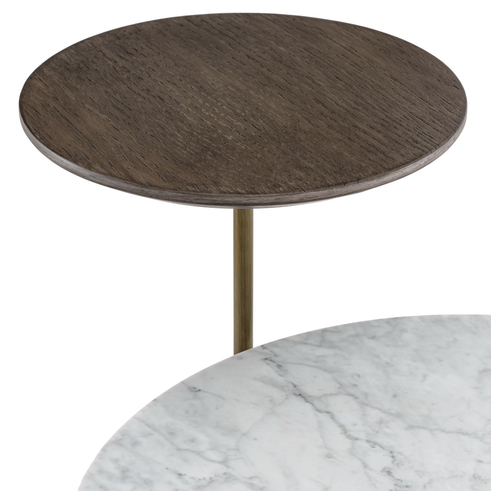 Faye Side Table Marble/Brass 59.5 cm Faye Side Table Marble/Brass 59.5 cm