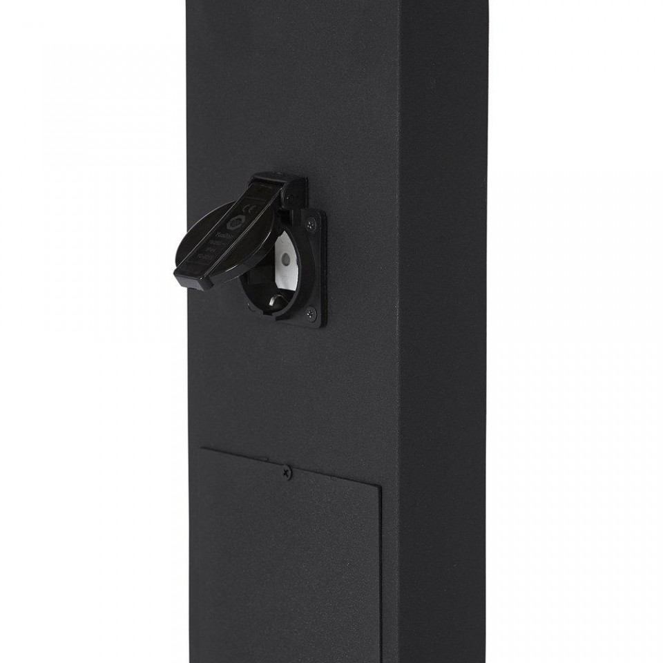 Luton stolpbelysning 230 V IP45 svart 100 cm PR Home Luton stolpbelysning 230 V IP45 svart 100 cm