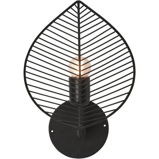 Elm vägglampa svart 33 cm Elm vägglampa svart 33 cm