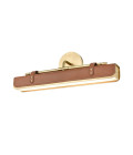 Valise LED vägglampa vintage mässing/cognac läder 50.2 cm Alora Valise LED vägglampa vintage mässing/cognac läder 50.2 cm
