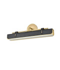 Valise LED vägglampa vintage mässing/ svart läder 50.2 cm Alora Valise LED vägglampa vintage mässing/ svart läder 50.2 cm