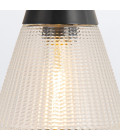 Willard 1-ljus vägglampa urban brons/klar 29,5 cm