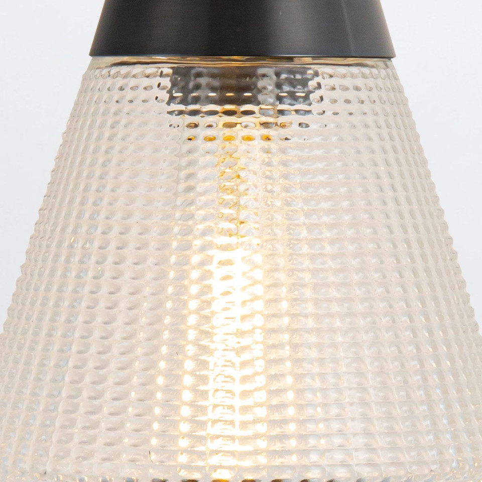 Willard 1-ljus vägglampa urban brons/klar 29,5 cm