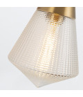 Willard 1-ljus vägglampa vintage mässing/klar 29,5 cm Alora Willard 1-ljus vägglampa vintage mässing/klar 29,5 cm