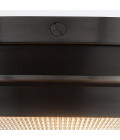 Willard 1-ljus liten infälld taklampa urban brons/klar 25,9 cm