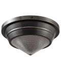 Willard 1-ljus liten infälld taklampa urban brons/klar 25,9 cm