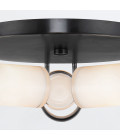 Wynwood 3-ljus plafond urban brons/vit 42,2 cm Alora Wynwood 3-ljus plafond urban brons/vit 42,2 cm