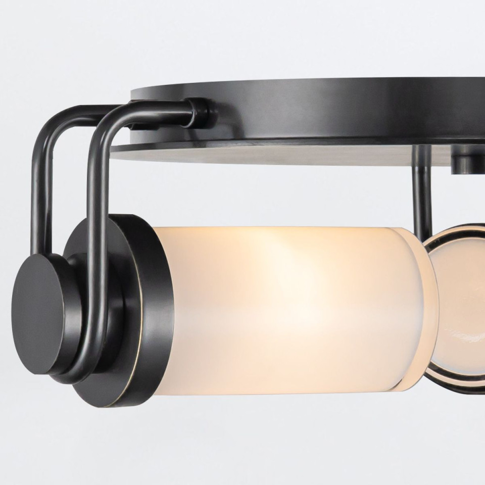 Wynwood 3-ljus plafond urban brons/vit 42,2 cm Alora Wynwood 3-ljus plafond urban brons/vit 42,2 cm