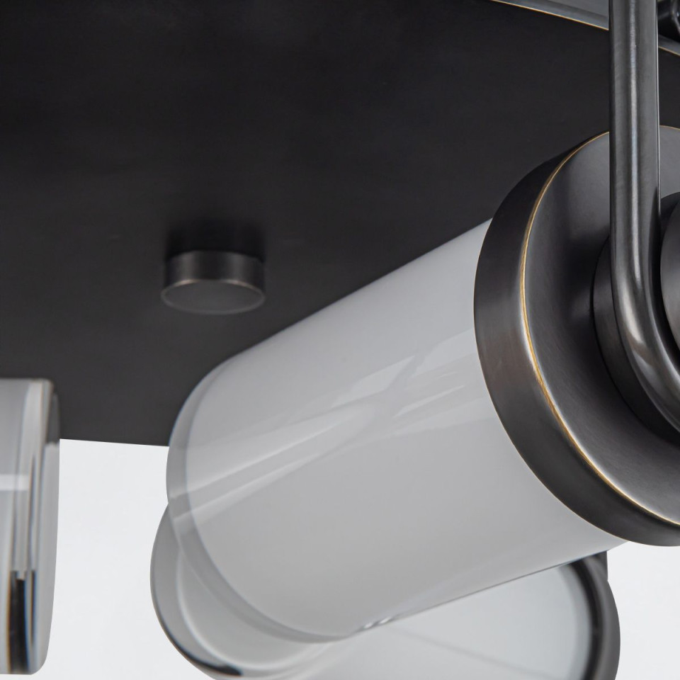 Wynwood 3-ljus plafond urban brons/vit 42,2 cm Alora Wynwood 3-ljus plafond urban brons/vit 42,2 cm