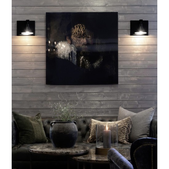 Anzio Vägglampa Svart