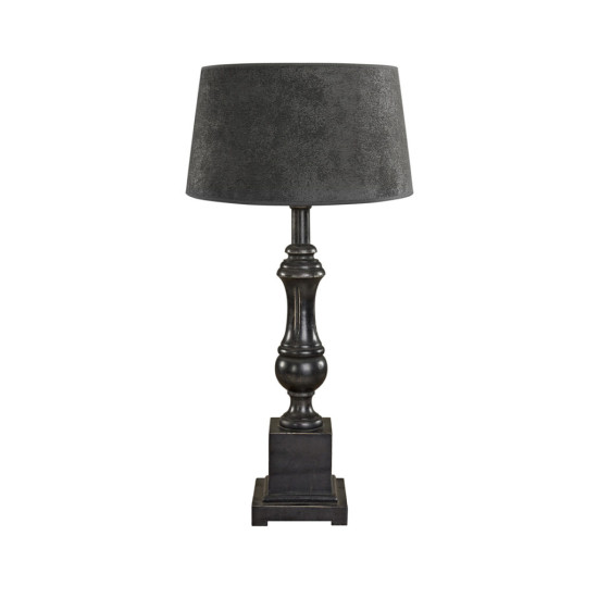 Venice Table lamp wood black 58cm Venice Table lamp wood black 58cm