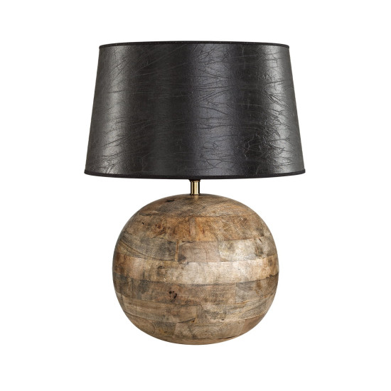 Colt Large Table Lamp Brown Mango Wood 50cm Colt Large Table Lamp Brown Mango Wood 50cm