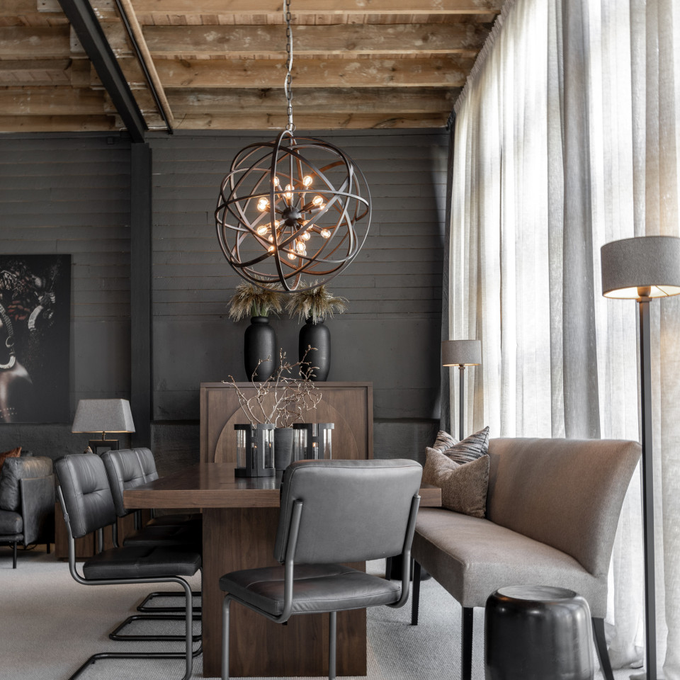 Nest Taklampa Svart 80cm- Gratis Hemleverans .