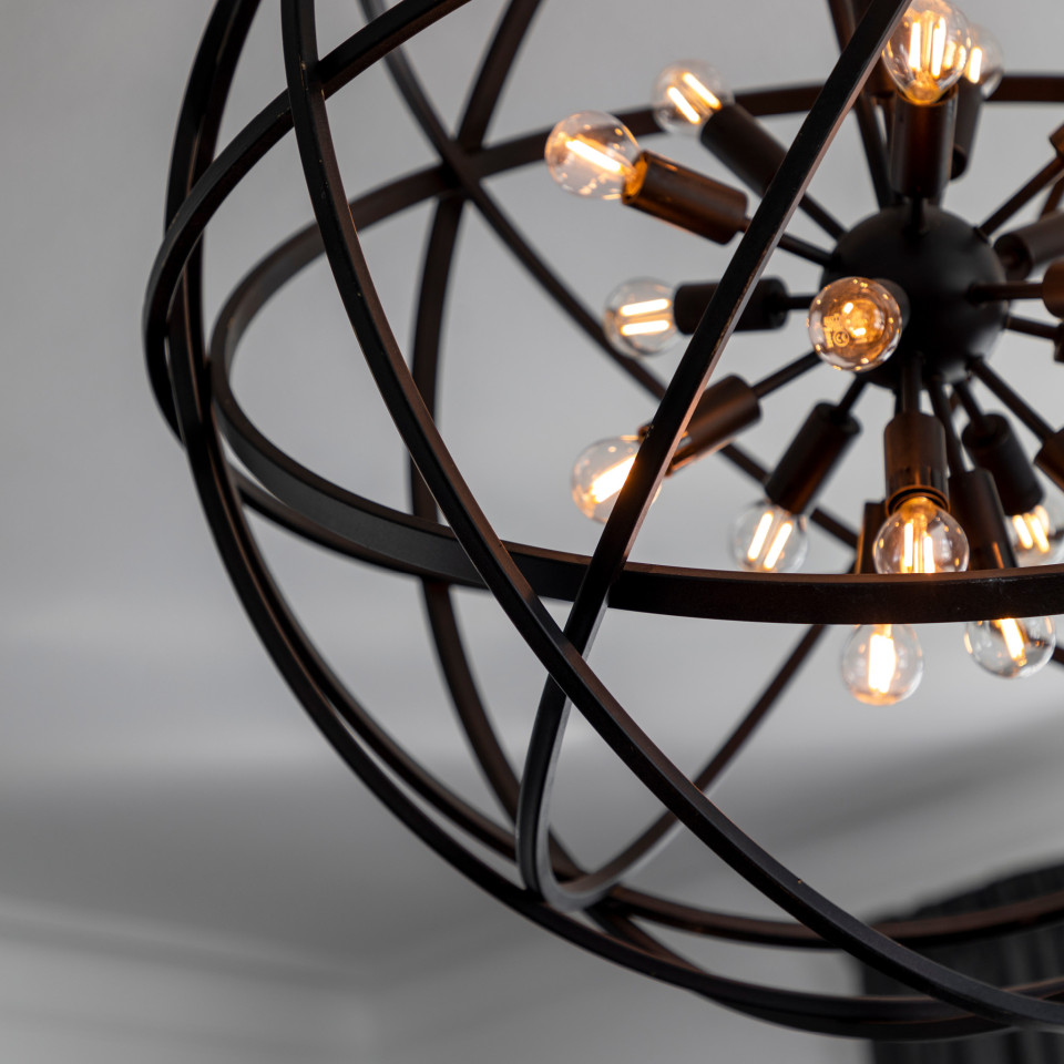 Nest Taklampa Svart 80cm- Gratis Hemleverans .