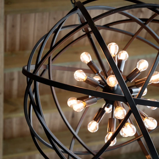 Nest Ceiling Light Black 80cm
