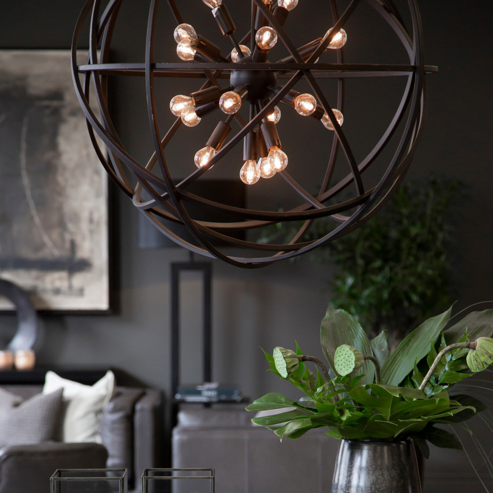 Nest Taklampa Svart 80cm- Gratis Hemleverans .