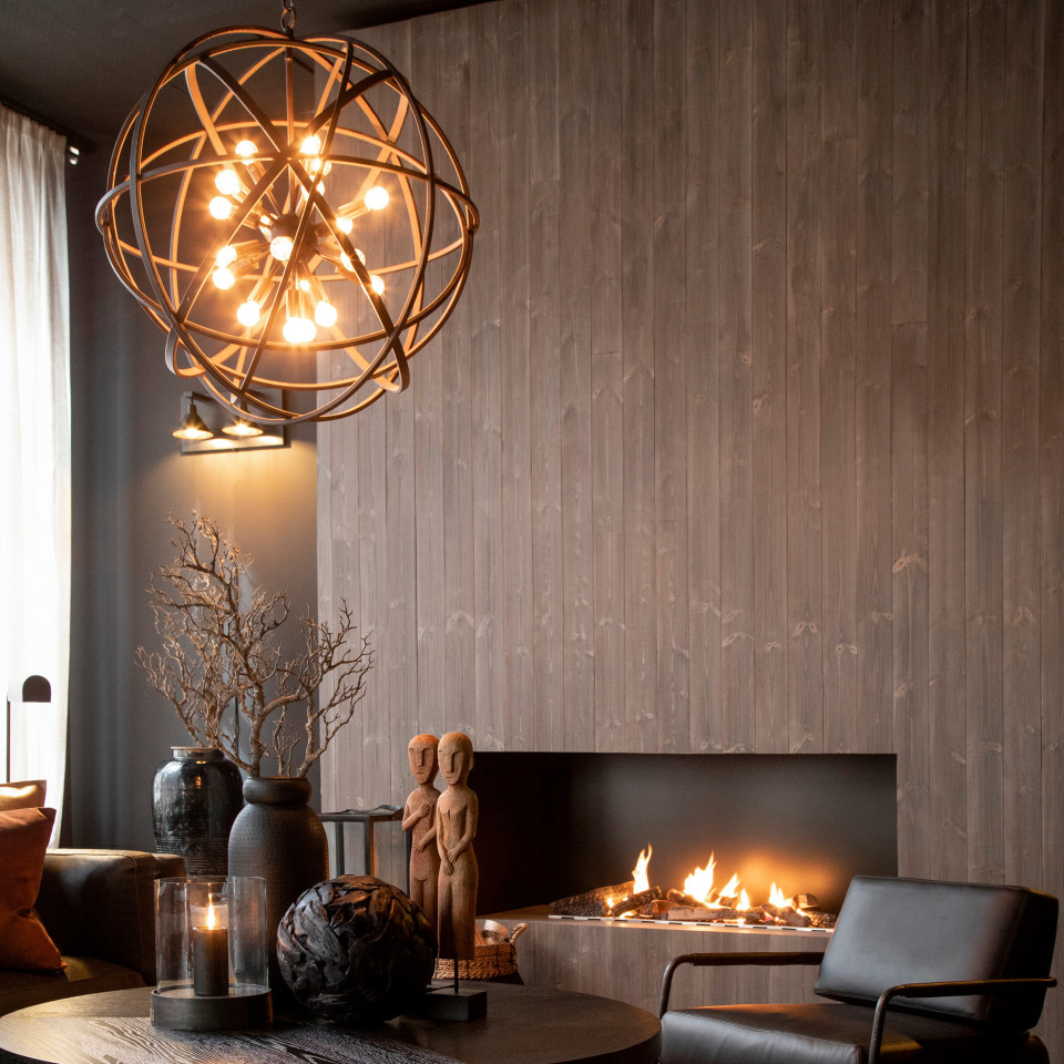 Nest Taklampa Mässing 80cm- Gratis Hemleverans.